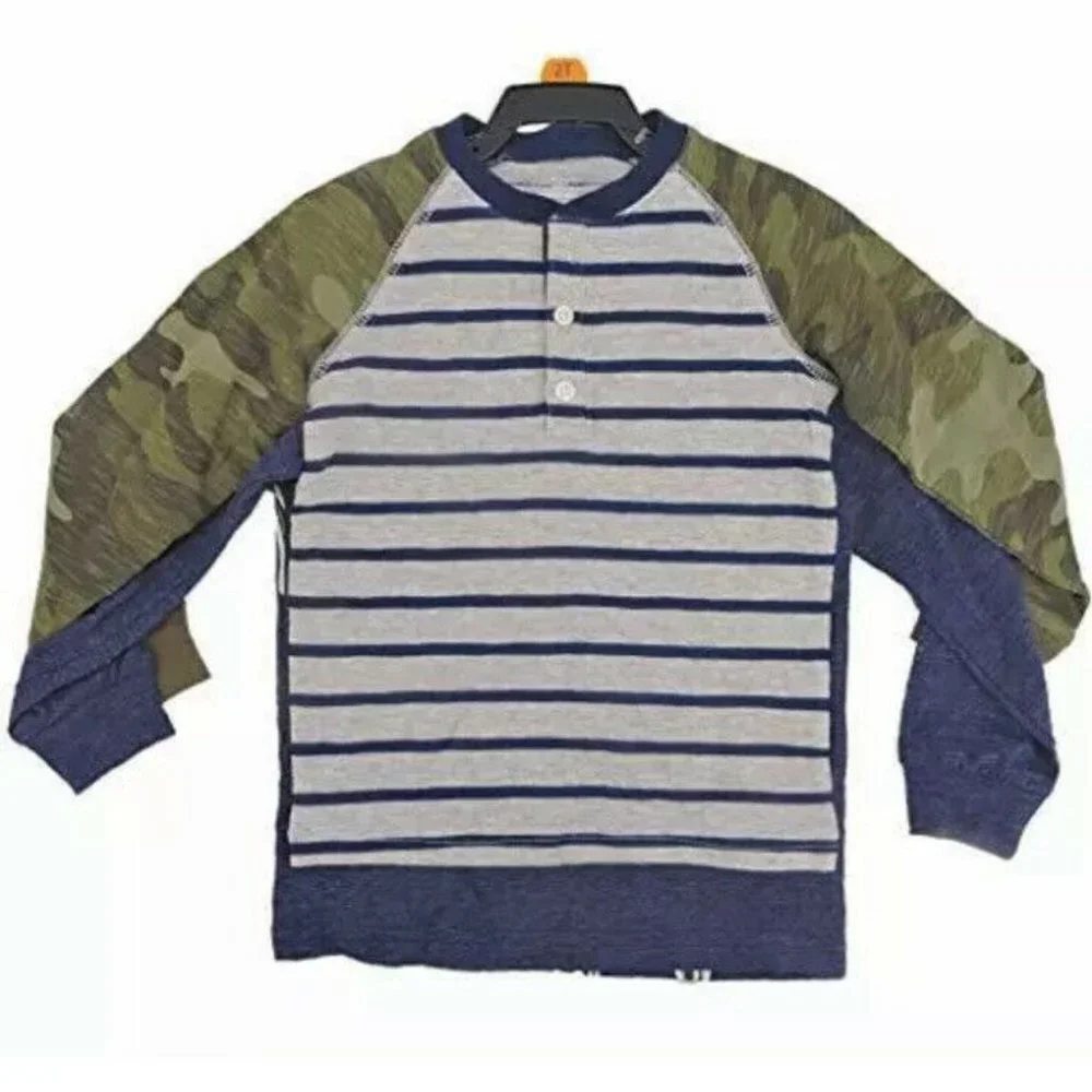 Carter's Toddler Boys' Long‎ Sleeve Tee Shirts 2 Pa